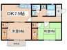 カ－サよしはなⅡ 2DKの間取り