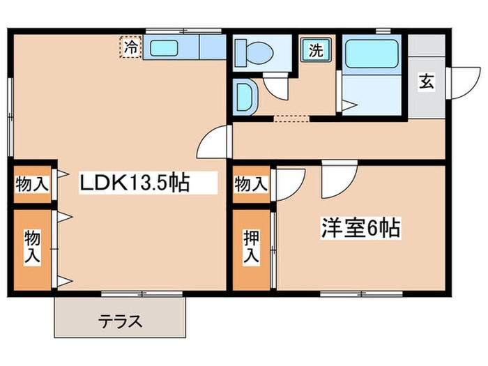 間取り図 カ－サよしはなⅡ
