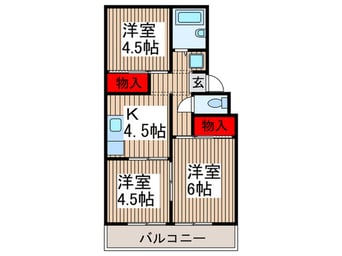 間取図 堀井コーポ