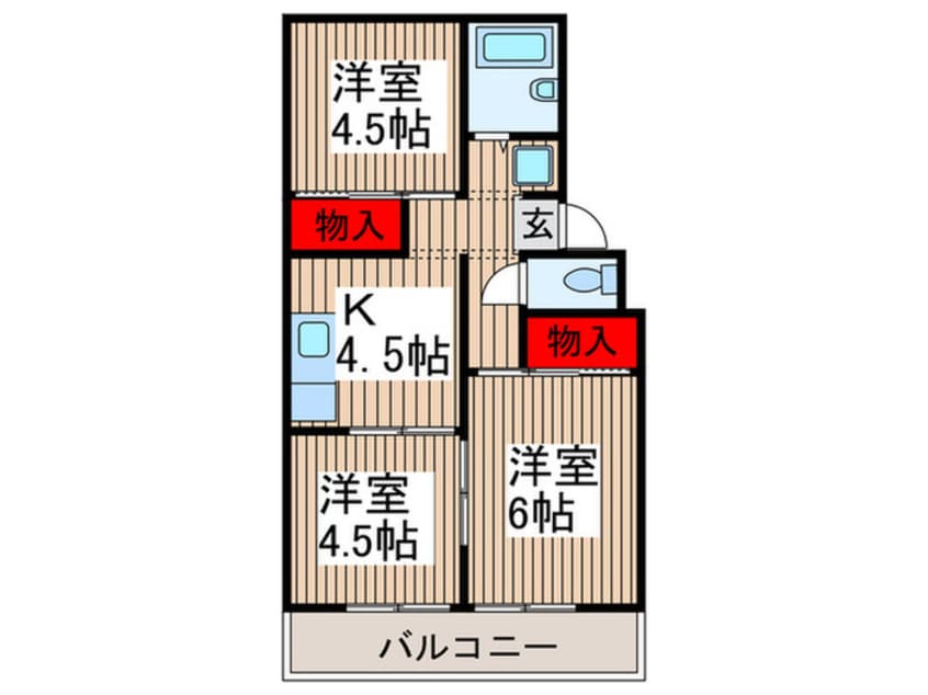 間取図 堀井コーポ