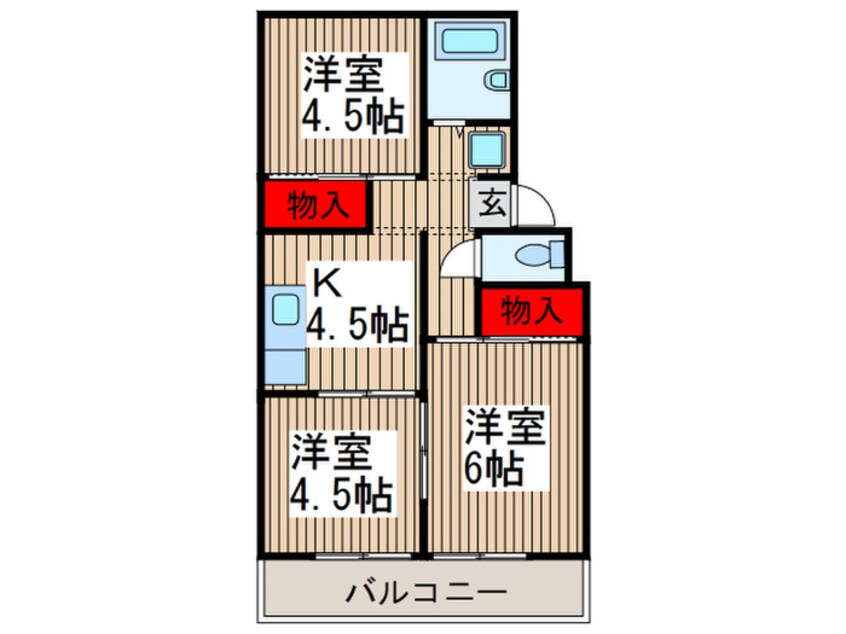 間取図 堀井コーポ