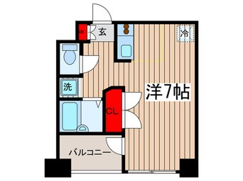間取図 シンシア銀座ＥＡＳＴ