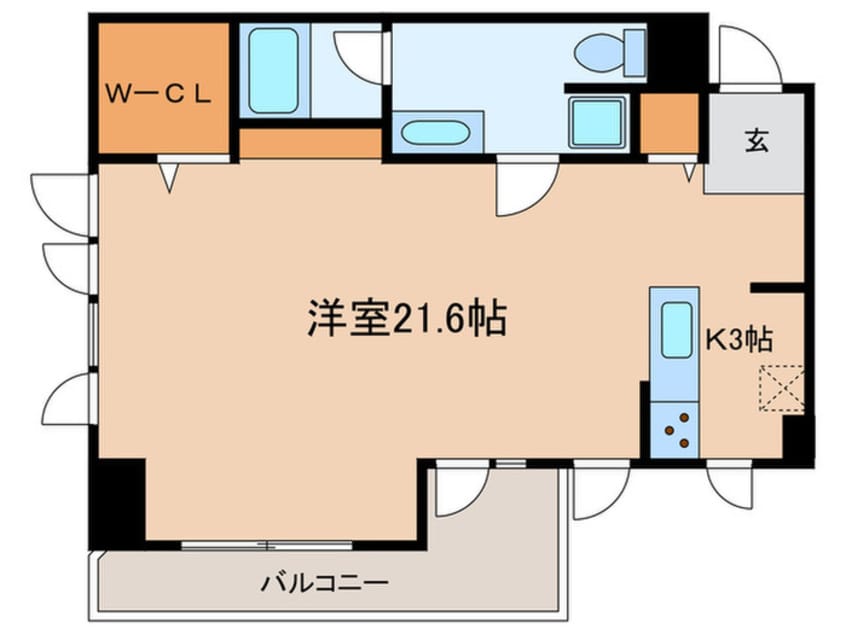 間取図 グレンパーク神楽坂
