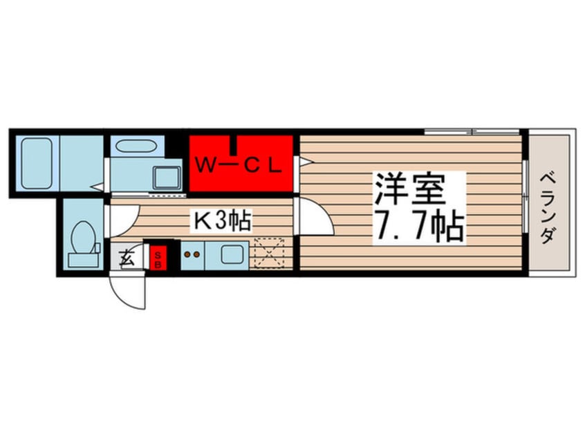 間取図 ラピス綾瀬