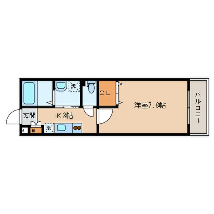 間取り図 シャテロハイツ弐番館