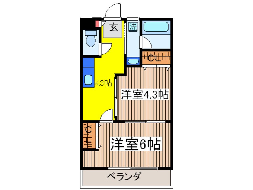 間取図 アミスタ