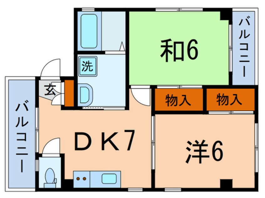 間取図 青木マンションⅡ