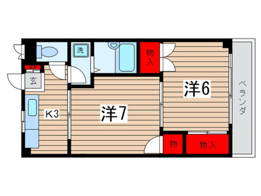 間取図 ウィンテラス東村山