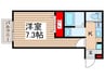セントラルふじみ野 1Kの間取り