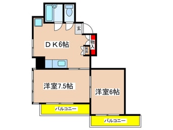 間取図 ファイン三田 ２