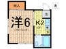 ＴＹフラット 1Kの間取り