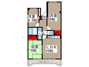 間取図 ビューラ千間台