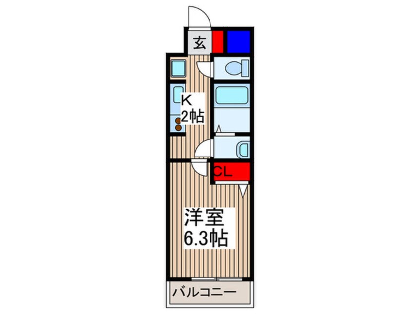 間取図 セントランド所沢