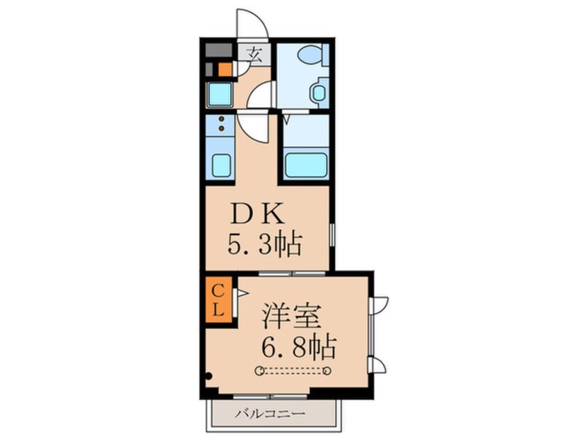 間取図 ピアコートTM武蔵関弐番館