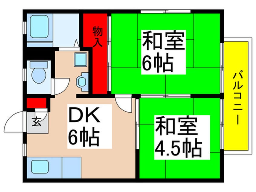 間取図 メゾン勝田台