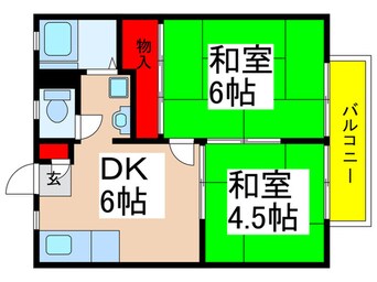 間取図 メゾン勝田台