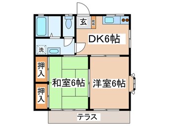 間取図 新緑ハイツ