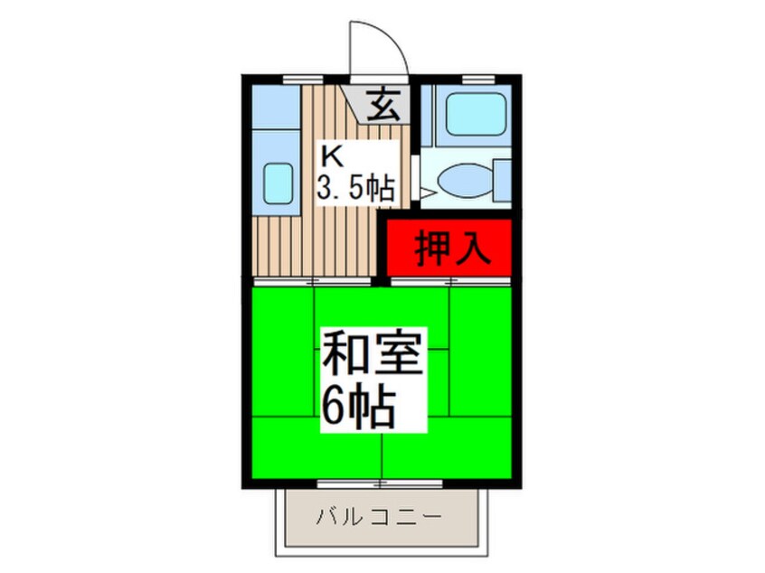 間取図 ハイツ寿