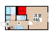 勝田台ＰＤⅢ 1Kの間取り