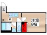 勝田台ＰＤⅢ 1Kの間取り