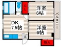 皿沼コ－ポの間取図