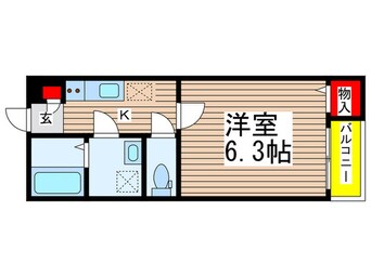 間取図 ブルーム検見川