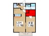 Ａｍｏｕｒ　ｏｌｉｖｉｅｒ 1LDKの間取り