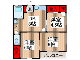 間取図 新生ハイム