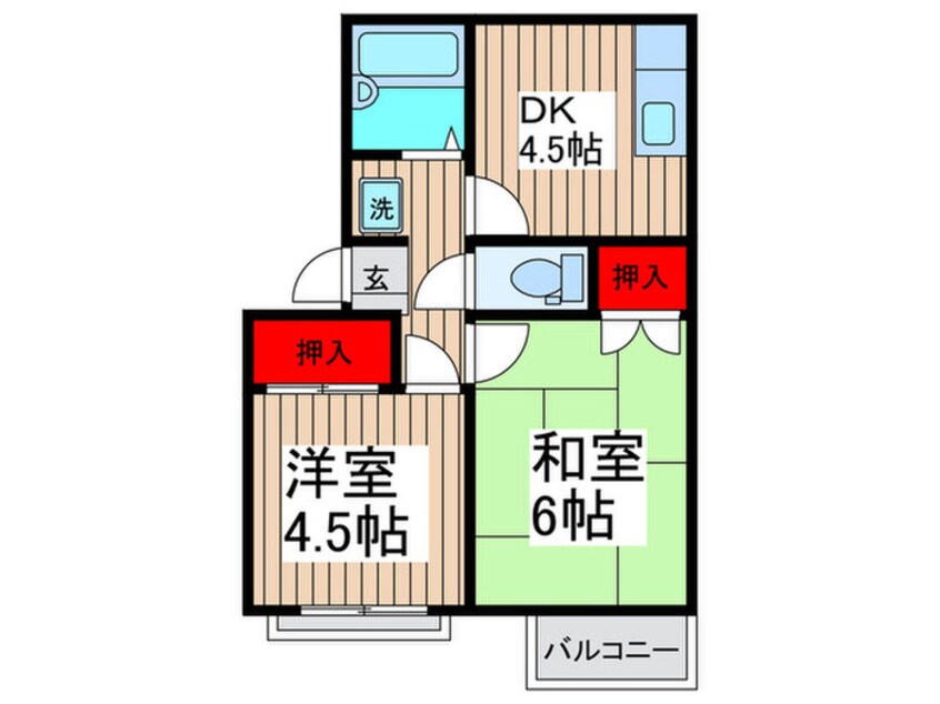 間取図 メゾン・デ・クロ