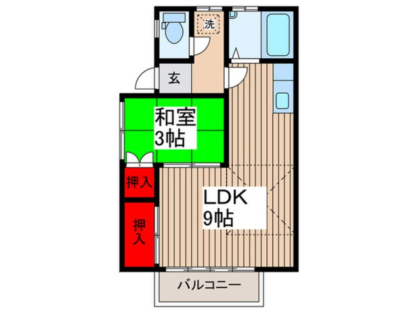 間取図 ひまわり荘