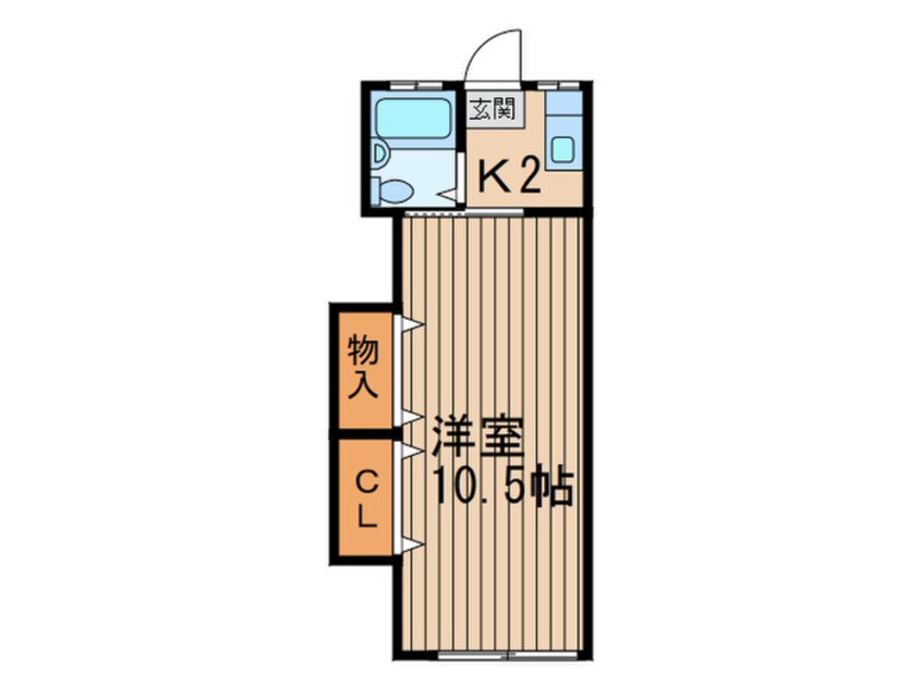 間取図 スカイハイム