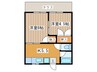 グリーンハイツ 2Kの間取り