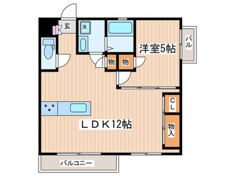 間取図 ヴェルテューズ