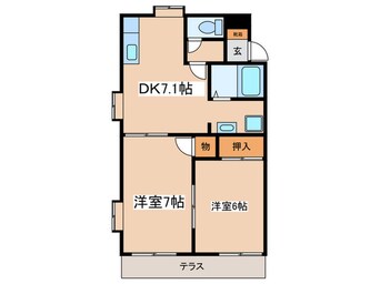 間取図 パ－クハイツ