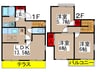 メゾネット王子台２丁目Ａ棟 3LDKの間取り