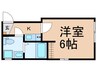 MISONOｰRESIDENCE 1Kの間取り