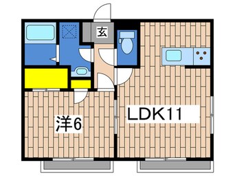 間取図 ヒルコート