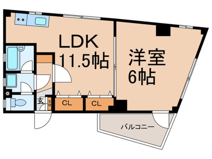 間取図 ＫＡＺＡＮ常盤台
