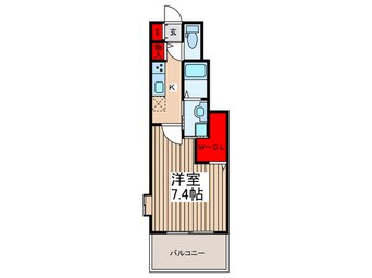 間取図 レジデンス天神