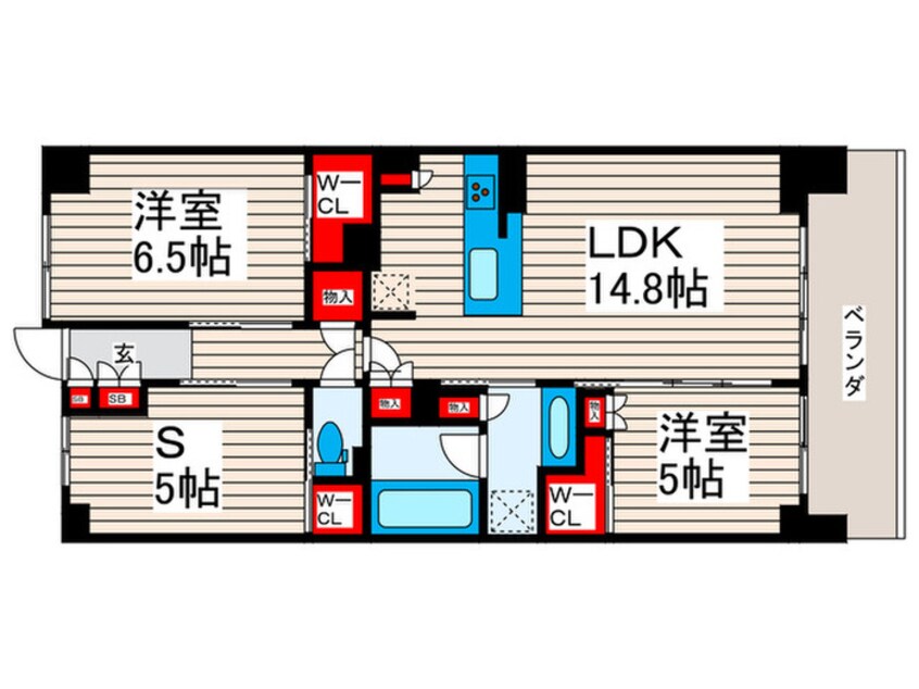 間取図 ドゥーエ町屋