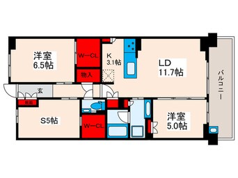 間取図 ドゥーエ町屋