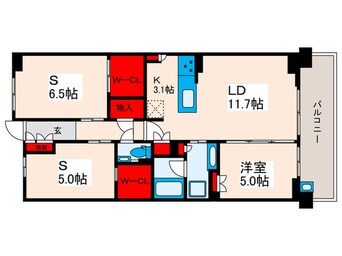 間取図 ドゥーエ町屋