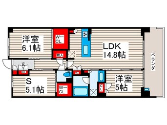 間取図 ドゥーエ町屋