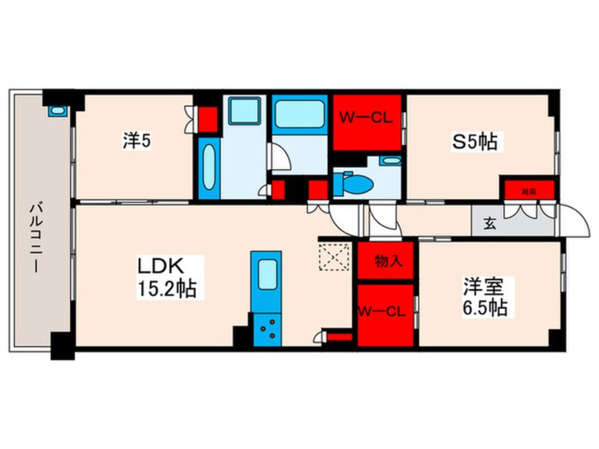 間取図 ドゥーエ町屋