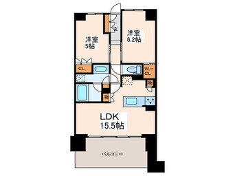 間取図 ドゥーエ町屋