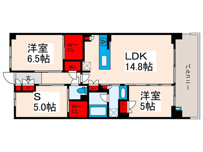 間取り図 ドゥーエ町屋