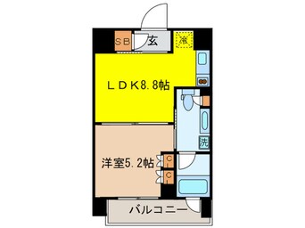 間取図 パ－クアクシス高田馬場