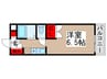 プチレジョンすみれ 1Rの間取り