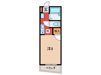 間取図 コ－ポ荻野