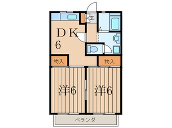 間取図 二子玉川ハイツ